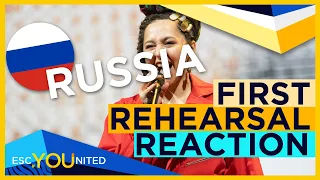 EUROVISION 2021 First Rehearsal Reaction Russia: Manizha - Russian Woman