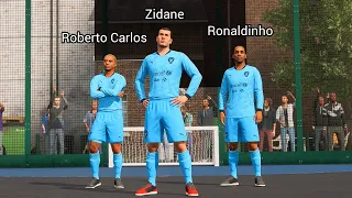 FIFA 23 VOLTA - Zidane Ronaldinho Roberto Carlos vs Mbappe Neymar Verratti - VOLTA 3v3