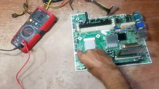 How to Repair HP Compaq dc5850 Microtower AMD PC power ON green Light No Beep no Display #foryou