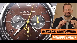 The deep-cased majesty of the Louis Vuitton Tambour Twenty