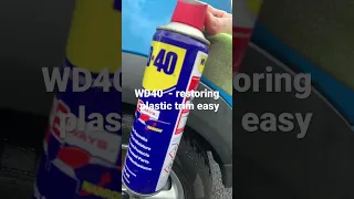 WD40 - Top Tip plastic trim