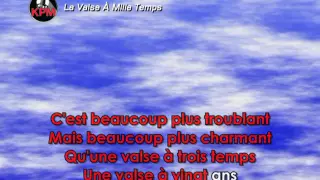 La Valse À Mille Temps Karaoké - Jacques Brel*