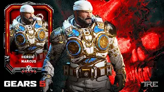 Playing as HEROIC MARCUS in GEARS 5 (Re-Up 20 Reward Gameplay)