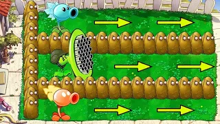 All PEA PvZ Vs Giga Gargantuar Vs Dr. Zomboss - Plants vs Zombies