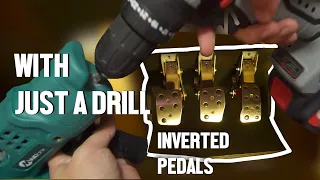 #DIY: Inverted pedals with just a drill