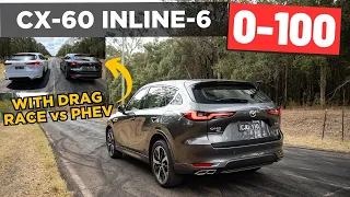 2023 Mazda CX-60 G40e (6CYL) review: 0-100 & engine sound