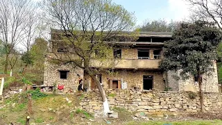 Leaving City Transforming a 30-year-old stone House ~ Cleaning up garden and restoring the rooms