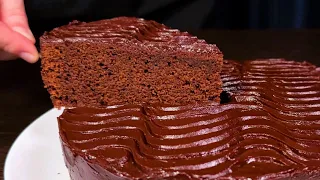 Very tasty! Quick chocolate cake - you don't need to whip up ANYTHING!