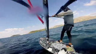 Winter Foil Windsurf in Greece