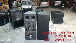 Vỏ thùng loa fun đôi bas 30 e vẫn làm các bác có nhu cầu cứ alo cho e nha..