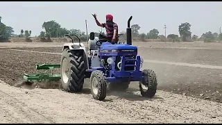 Farmtrac 6055 Powermaxx with 17 tyne Cultivator