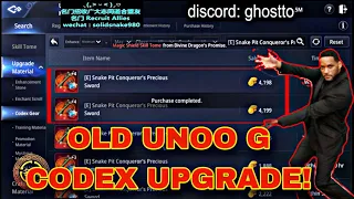 MIR4-OLD UNOO G CODEX UPGRADE | TOP 3 WARRIOR | FAMOUS FAMILY