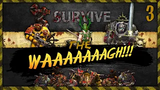 Warhammer 40,000: Dawn of War 2 - 3v3 | Survive The WAAAGH! 3