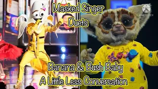 Masked Singer Duets | Banana & Bush Baby | A Little Less Conversation by Elvis Presley