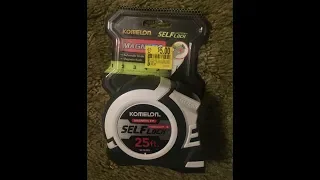 KOMELON Selflock 25ft Magnetic tip Powerblade II tape measure walmart clearance