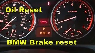 How to Reset BMW Oil Light | Brake Pad Reset | BMW Service Reset | Brake Service