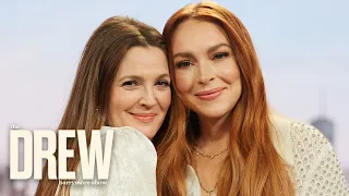 Lindsay Lohan "Manifested" Getting Pregnant When Hanging out w. Ayesha Curry | Drew Barrymore Show