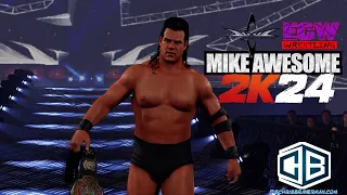 Mike Awesome 2K24 ( WCW + ECW ) ( WWE 2K24 Universe Mode )
