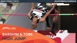 Barshim and Tobe tie for high jump win | Ready Steady Tokyo Continental Tour Gold