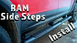 Ram Truck Mopar Side Tube Steps / Running Boards Install and Review