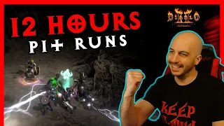 12 HOURS of Pit Runs? Crazy Rare Find, Drop Highlights - Diablo 2 Resurrected