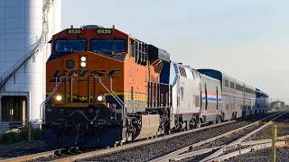 BNSF 6520 Leads a Very Late Southwest Chief