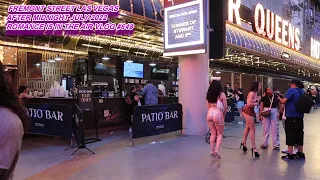 FREMONT STREET LAS VEGAS AFTER MIDNIGHT ROMANCE IS IN THE AIR JULY 2022 VLOG #648