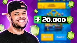 GASTEI 20 MIL GEMAS NO CLASH ROYALE E... ‹ EduKof Games ›