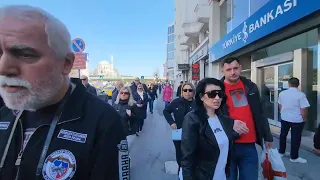 sabah hayatı Yenikapı, Aksaray İstanbul Türkiye walking tour 4K