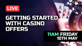 🔴 [LIVE] Getting started with casino offers | OUTPLAYED.com