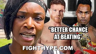 CLARESSA SHIELDS WARNS CANELO ON JERMELL CHARLO "BETTER" BEATING; BREAKS DOWN CANELO VS. CHARLO