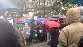 Митинг в защиту животных от догхантеро в Москве.