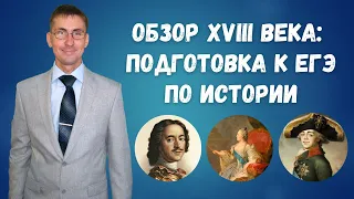 Обзор XVIII века: внешняя и внутренняя политика. Подготовка к ЕГЭ по истории