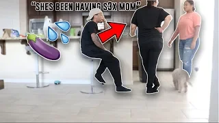 TELLING MY MOM MY LITTLE SISTER LOST HER V-CARD PRANK!! *SHE CRIED😢*