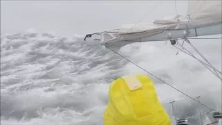 Sailing 60 knots wind on a swan 57 -FLYER-