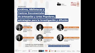 Archivos, Bibliotecas y Centros Documentales de Artesanías y Artes Populares