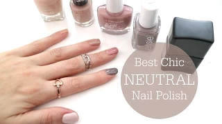 BEST Chic Neutral Nail Polishes // Top 5 // Rachael Jade