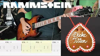 Rammstein - Dicke Titten |Guitar Cover| |Tab|