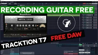 Recording Guitar at Home - Tracktion T7 Tutorial