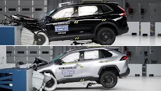 2024 Honda CR-V vs Toyota RAV4 – IIHS crash test