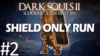 Dark Souls 2 SOTFS: Shield Only Run Part 2 (EPIC GRAVITY)