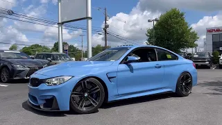 2015 BMW M4 Coupe in Yas Marina Blue