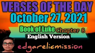 VERSES OF THE DAY "OCTOBER 27, 2021"@edgarelicmission