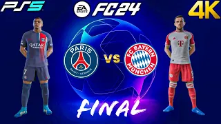 FC 24😱| PSG vs Bayern Munich - UEFA Champions League Final Match - PS5 { 4K GAMEPLAY }
