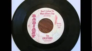 The Creations "Don't Listen To What Others Say" 60's Girl Group