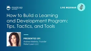 How to Build a Learning and Development Program: Tips, Tactics, and Tools