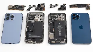 Разобрали iPhone 13 Pro и сравнили с 12 Pro. Разбираемся в чем разница?