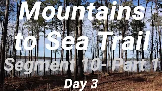 Backpacking on the Mountains to Sea Trail Segment 10: Part 1 (Day 3)