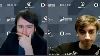 Dubov's Reaction When Radjabov Eliminates Him - Last Moments of Radja vs Dubov | Airthings Masters