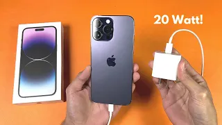 iPhone 14 Pro Max - Battery Charging Test! (0 to 100% with Same 20W)!